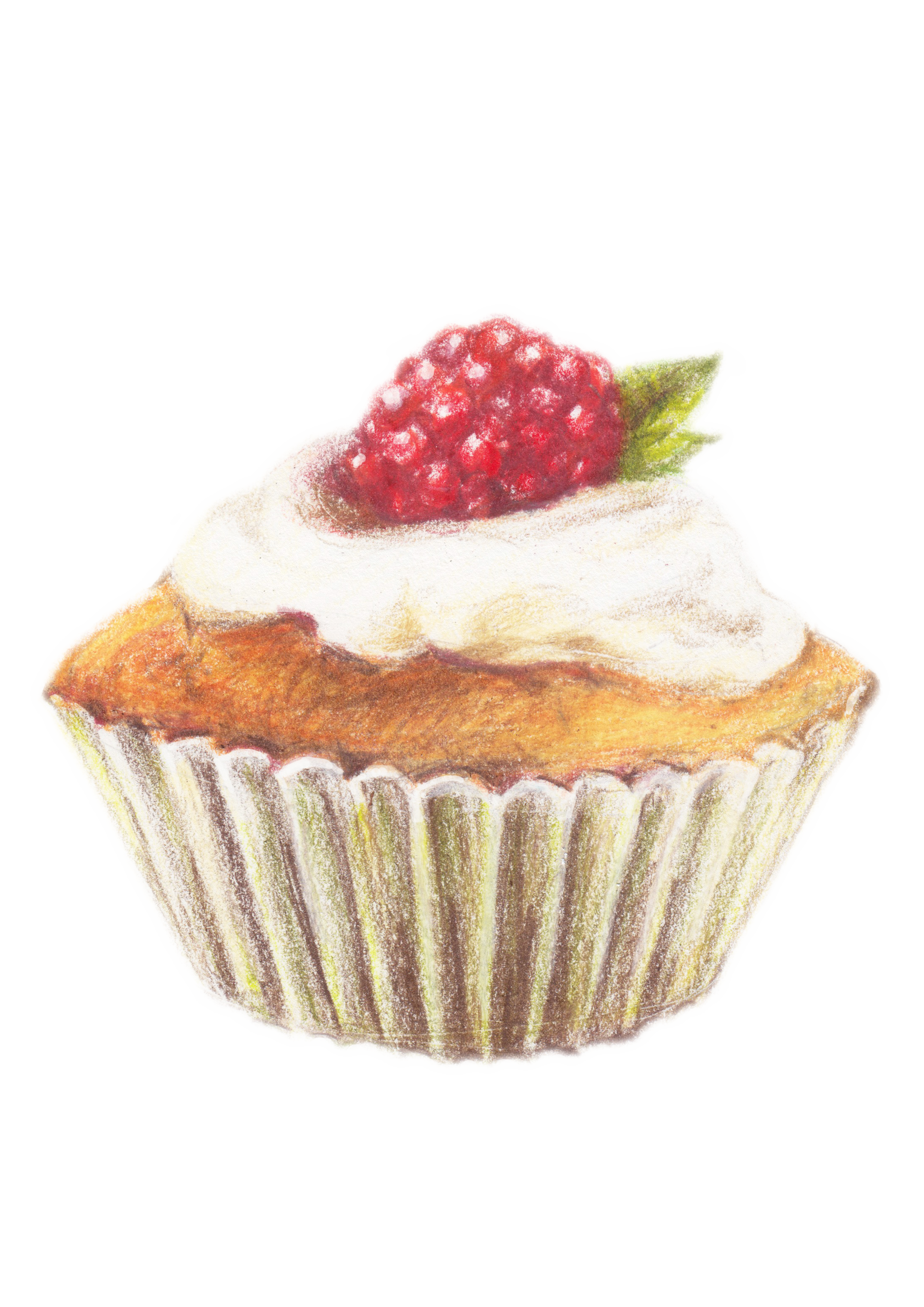 lovely cupcakeのイラストレーション