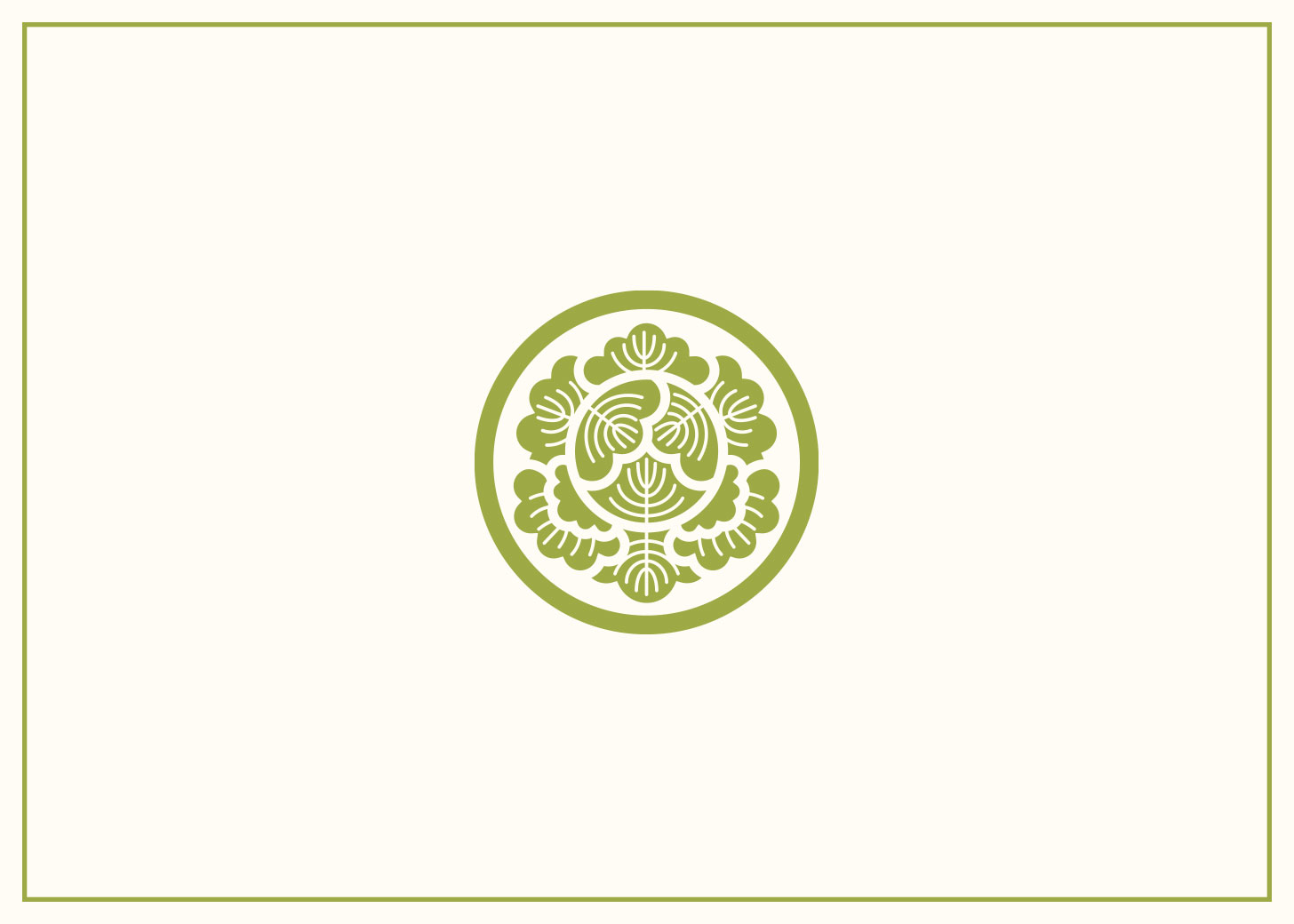 玉菜紋のロゴデザイン